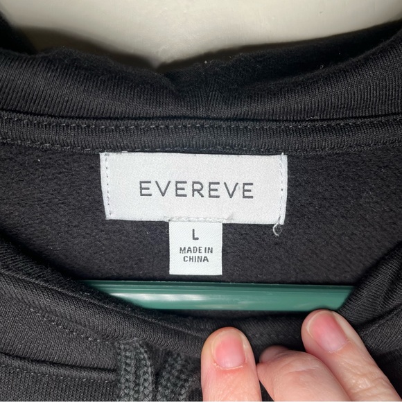 Evereve Nickie Faux Leather Hoodie, Size Large EUC - Picture 4 of 14